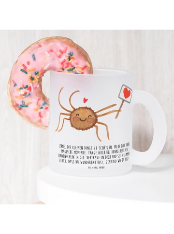 Mr. & Mrs. Panda Kaffeetasse Spinne Agathe Motivation mit Spruch in Transparent