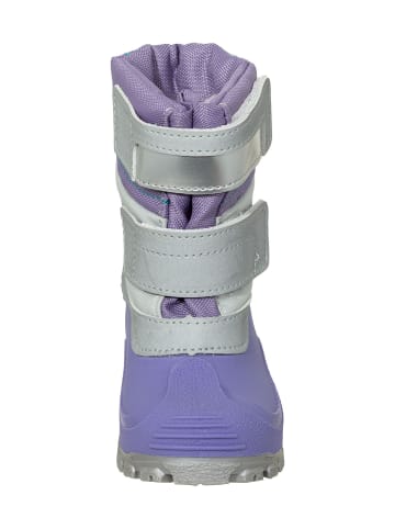 Spirale Kinder-Winterstiefel Simon gefüttert in grau/lila in grau/lila