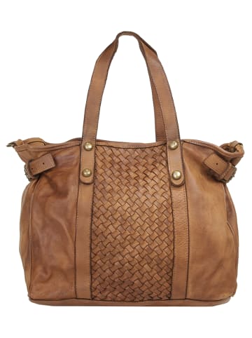 Samantha Look Shopper echt Leder in cognac