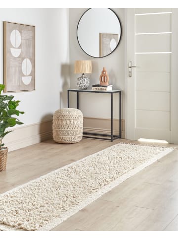 Beliani Shaggy BITLIS in Beige - (W) 80 x (L) 300 cm