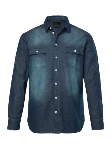 JP1880 Hemd in denimblau