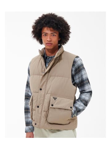 Barbour Glacial Weste in BE31-Braun/Beige