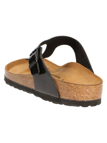 Birkenstock Tieffußbett Pantolette GIZEH in schwarz