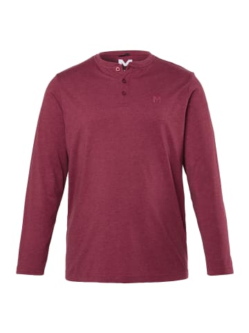 Men Plus Kurzarm T-Shirt in kupferbraun