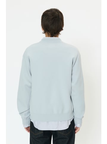 Matinique Strickpullover MAsweatio Gerade Passform in Pearl Blue