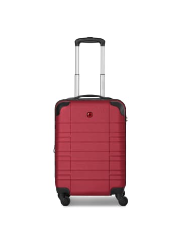 Wenger Amplar Evo 4 Rollen Kabinentrolley S 53 cm mit Dehnfalte in ruby
