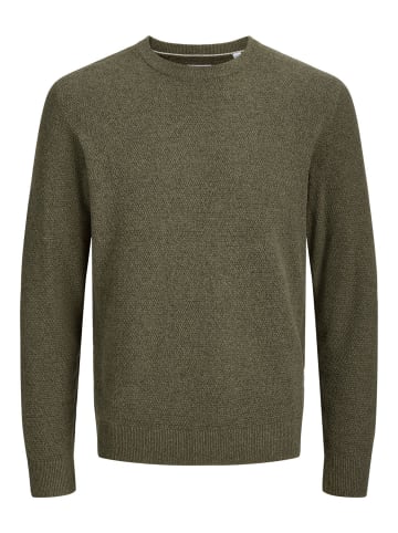 Jack & Jones Pullover JJERYDER KNIT CREW NECK in Grün