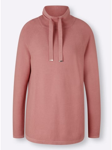 Heine Stehkragenpullover in rosenquarz