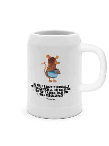 Mr. & Mrs. Panda Krug Maus Kekse mit Spruch in Weiß