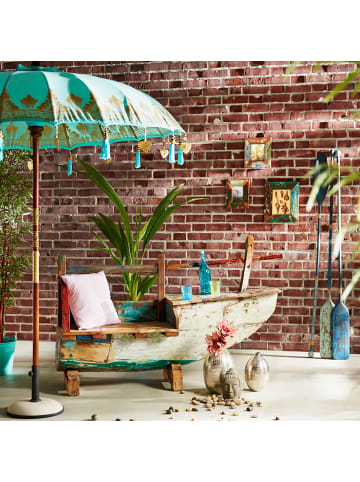 Butlers Sonnenschirm ORIENTAL LOUNGE in Türkis