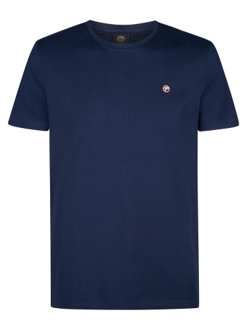 Petrol Industries T-Shirt mit Logo Windward in Blau