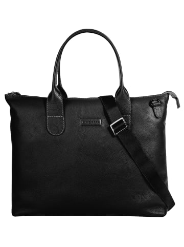 Bugatti Shopper ELSA echt Leder in schwarz
