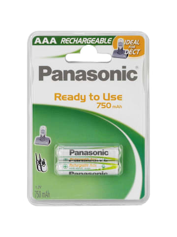 Panasonic Batterie HHR-4MVE/2BD in Schwarz