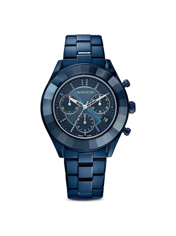 Swarovski Analoguhr für Damen in blau