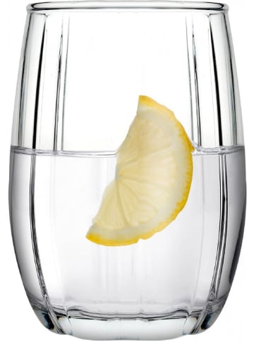 Pasabahce Pasabahce LINKA 420302 6er Set Wassergläser Kurz Fackelglas in Transparent