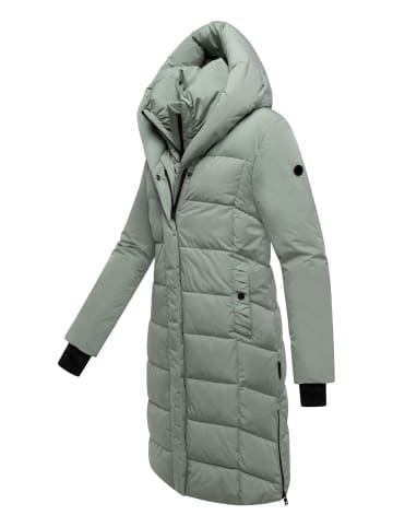 Navahoo Steppmantel Laubzauber 14 in Smokey Mint