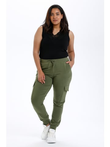 KAFFE curve Casual Hose KCsine in Grape Leaf