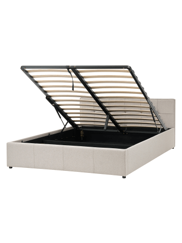 Beliani 2-tlg Doppelbett LAURESSES in Beige