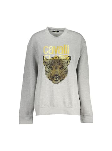 cavalli CLASS Grau Polyester Damen Sweatshirt