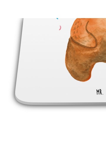 Mr. & Mrs. Panda Untersetzer Bär Party ohne Spruch in Weiß