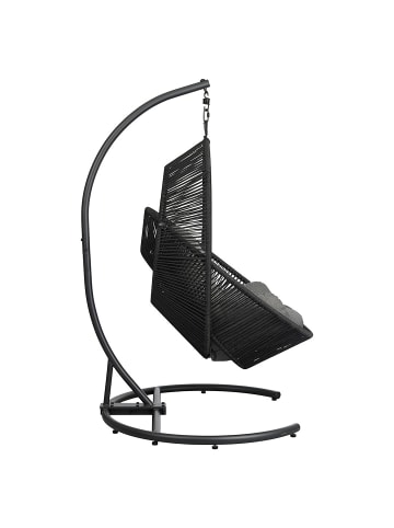 ebuy24 Hängesessel Tim Schwarz 118 x 120 cm