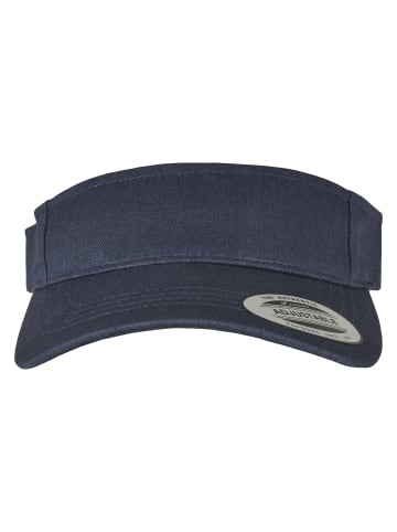  Flexfit  Flexfit Unisex Curved Visor Cap in navy