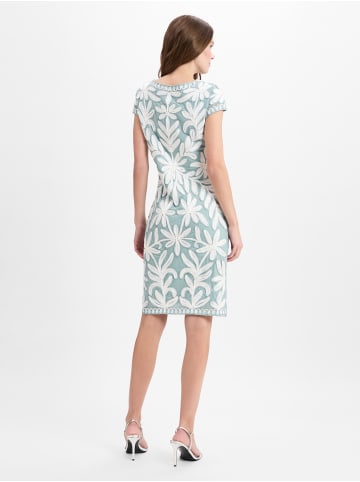 Ambiance Kleid in smaragd weiß - 0002