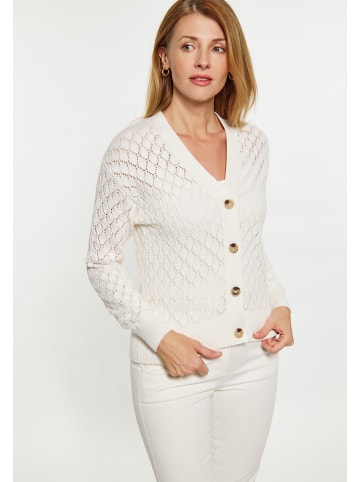 Usha Damen Cardigan in WOLLWEISS