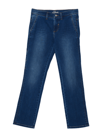 s.Oliver Jeans-Hose lang in Blau