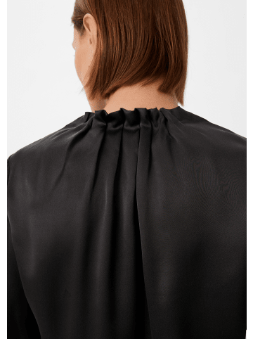 comma Bluse langarm in Schwarz