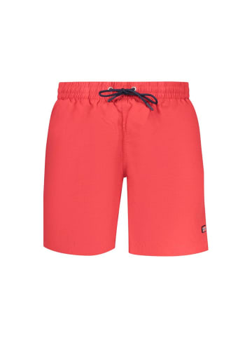 NORWAY 1963 Rot Polyamid Herren Bade Boxershorts