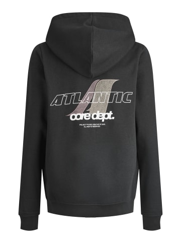JACK & JONES Junior Hoodie 'Tier Print' in schwarz