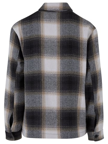Urban Classics Urban Classics Herren Zipped Shirt Jacket in wetsand/black