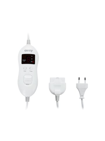 camry CR 7417 Elektrische Heizdecke für 2 Personen - 8 Heizstufen & Timer in Grau