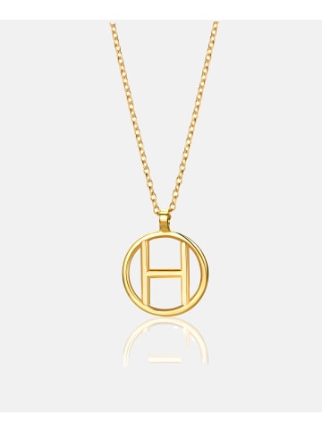 Vanlere Kette aus 375 Gelbgold Buchstabe H