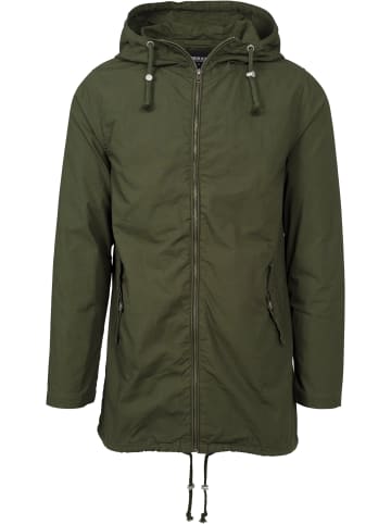 Urban Classics Parka in Olivgrün