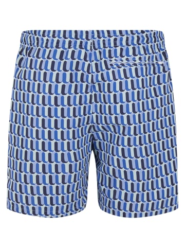 Urban Classics Beachwear - Bottom in blue retro pattern