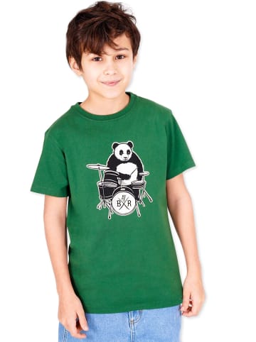 Band of Rascals T-Shirt " Panda " in grün