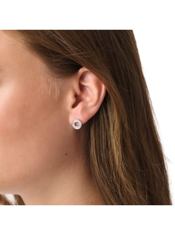 Tom Tailor Ohrstecker Silber 925, rhodiniert in Silber