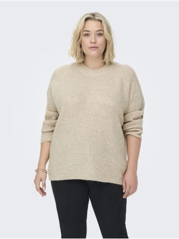 ONLY Carmakoma Strickpullover in Whitecap Gray