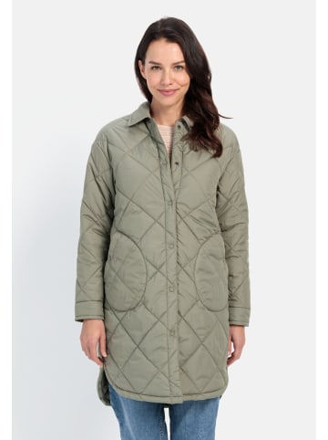 Camel Active Steppmantel aus recyceltem Polyester in Salbei Grün