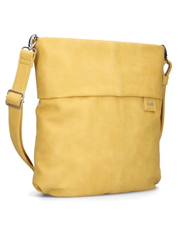 Zwei Mademoiselle M12 - Schultertasche 32 cm (cord-mocca) in lemon