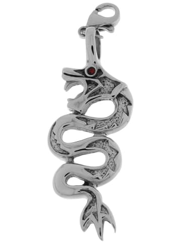 Adeliás Damen Anhänger aus Edelstahl mit Zirkonia in silber