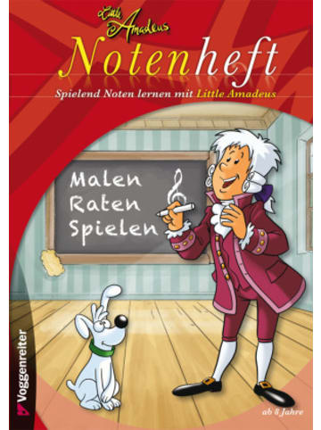 Voggenreiter Papeterie/PBS - Little Amadeus Notenheft (Blanko-Notenheft)