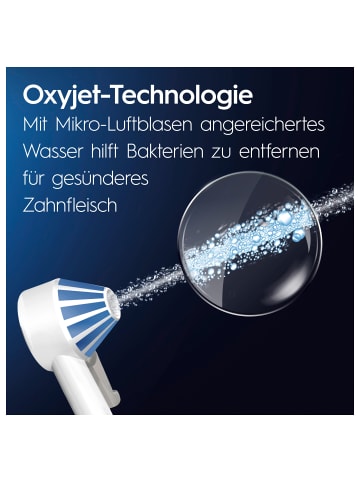 Oral-B Munddusche "OxyJet + iO 4" in Weiß