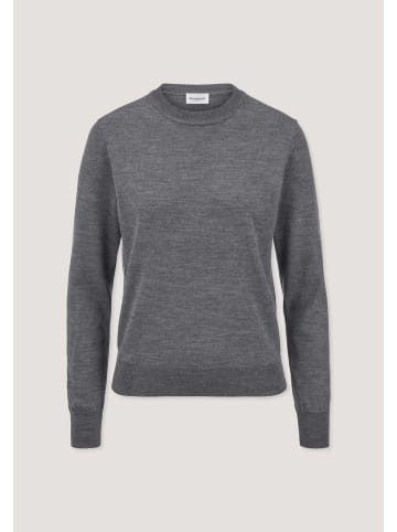 Hessnatur Hessnatur Pullover Regular aus reiner Bio-Merinowolle in grau