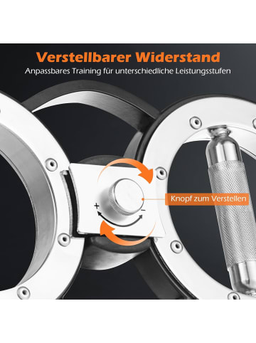 COSTWAY Muskeltrainer Verbrennungsmaschine in Silber