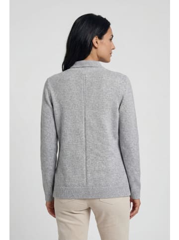 Olsen Strickjacke Eva in hellgrau - 0001