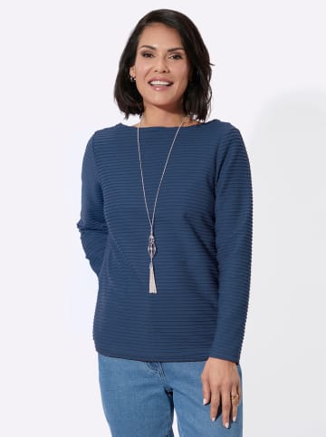 WITT WEIDEN Langarm-Shirt in jeansblau