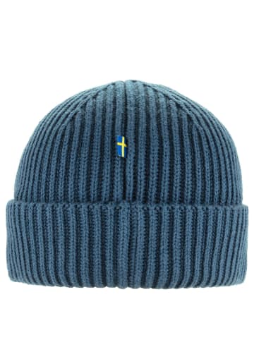 FJÄLLRÄVEN Lite Logo Hat - Mütze (grey) in indigo blue